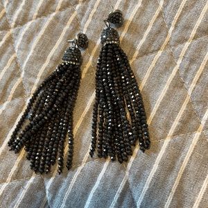 Granite tassel earrings
